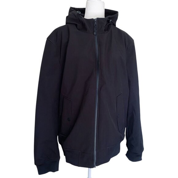 GUESS Mens Full Zip Hooded Jacket Bomber Jacket Winter Coat Sz XXL - Picture 1 of 8